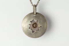 Disk Necklace (Amethyst Cross Section Stalactite, DA+AMEC)