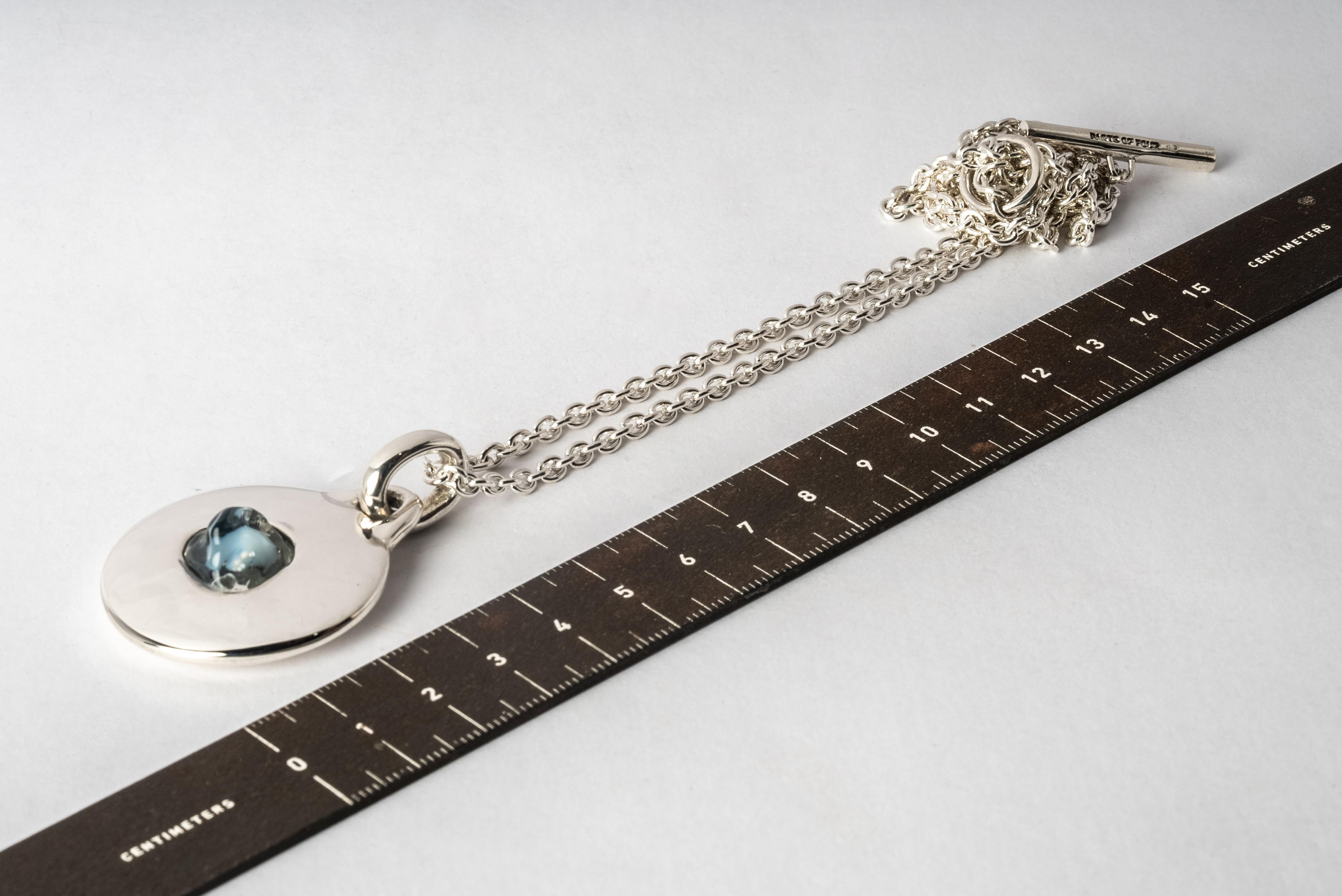 Disk Necklace (Opal, 35mm, PA+OPL) In New Condition For Sale In Paris, FR