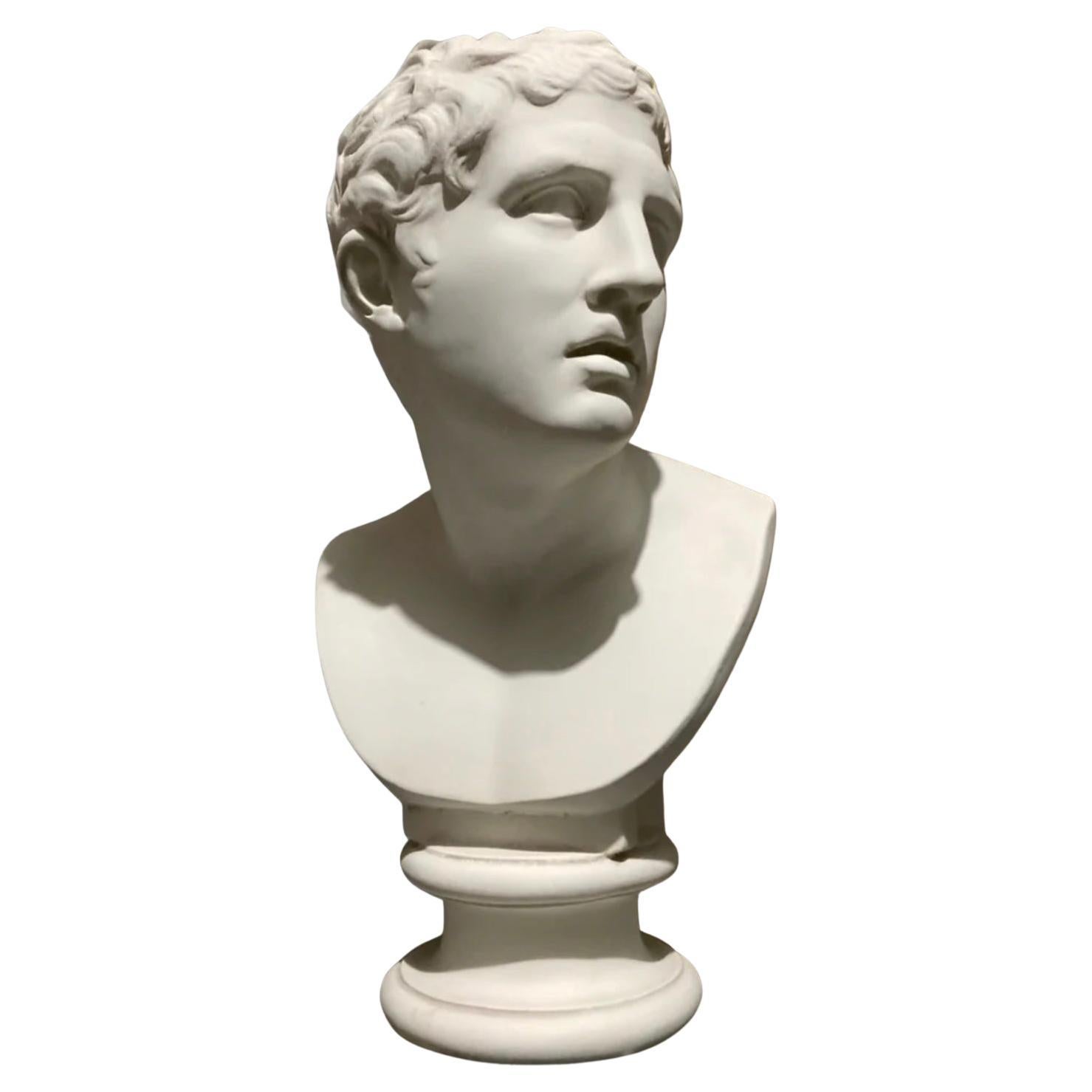 Europeo Scultura del busto di Diskobolos - Reinterpretazione del XX secolo in vendita