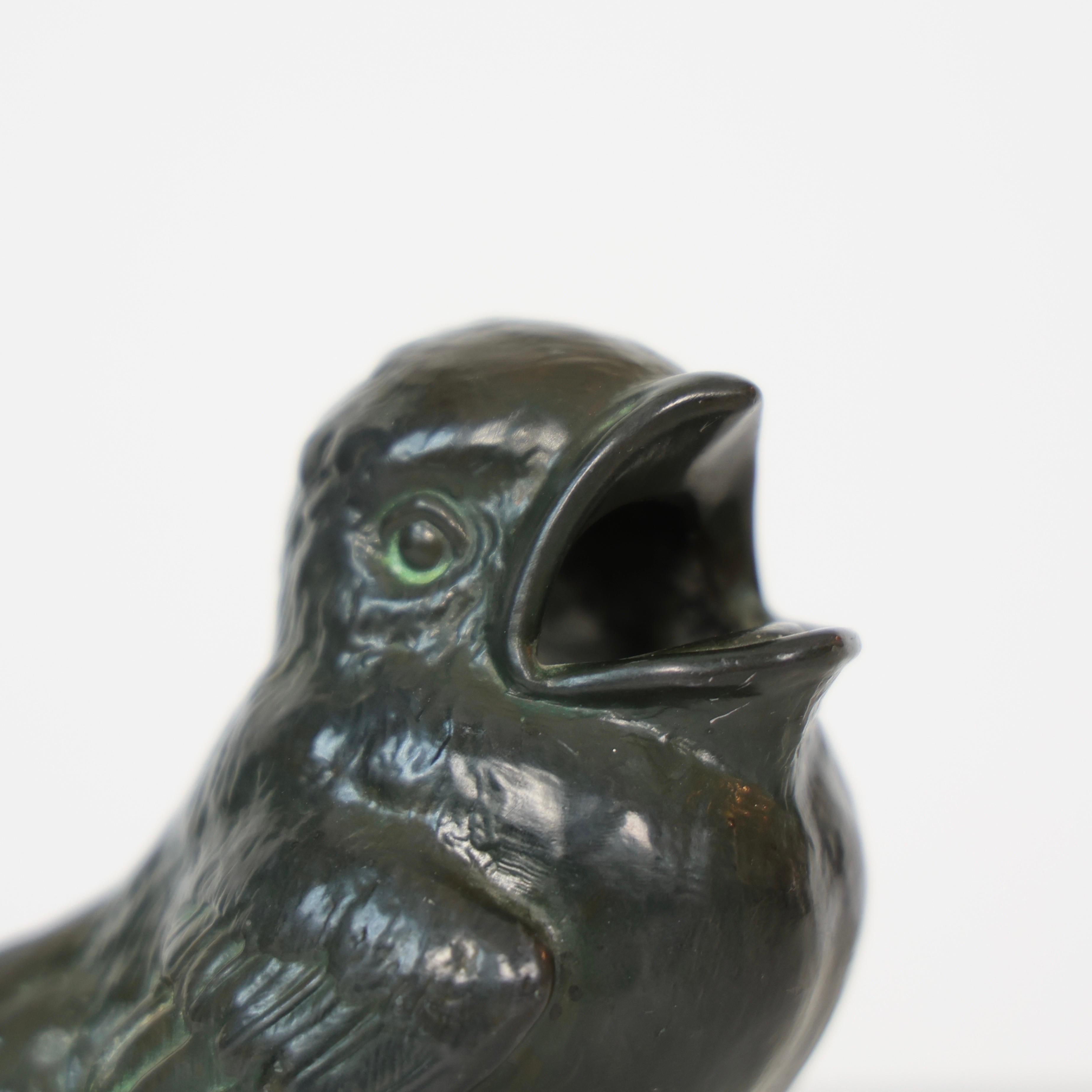 Art Déco Uccello Diskometal di Just Andersen, Danimarca in vendita