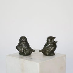 Diskometal Pájaros de Just Andersen, década de 1940, Dinamarca