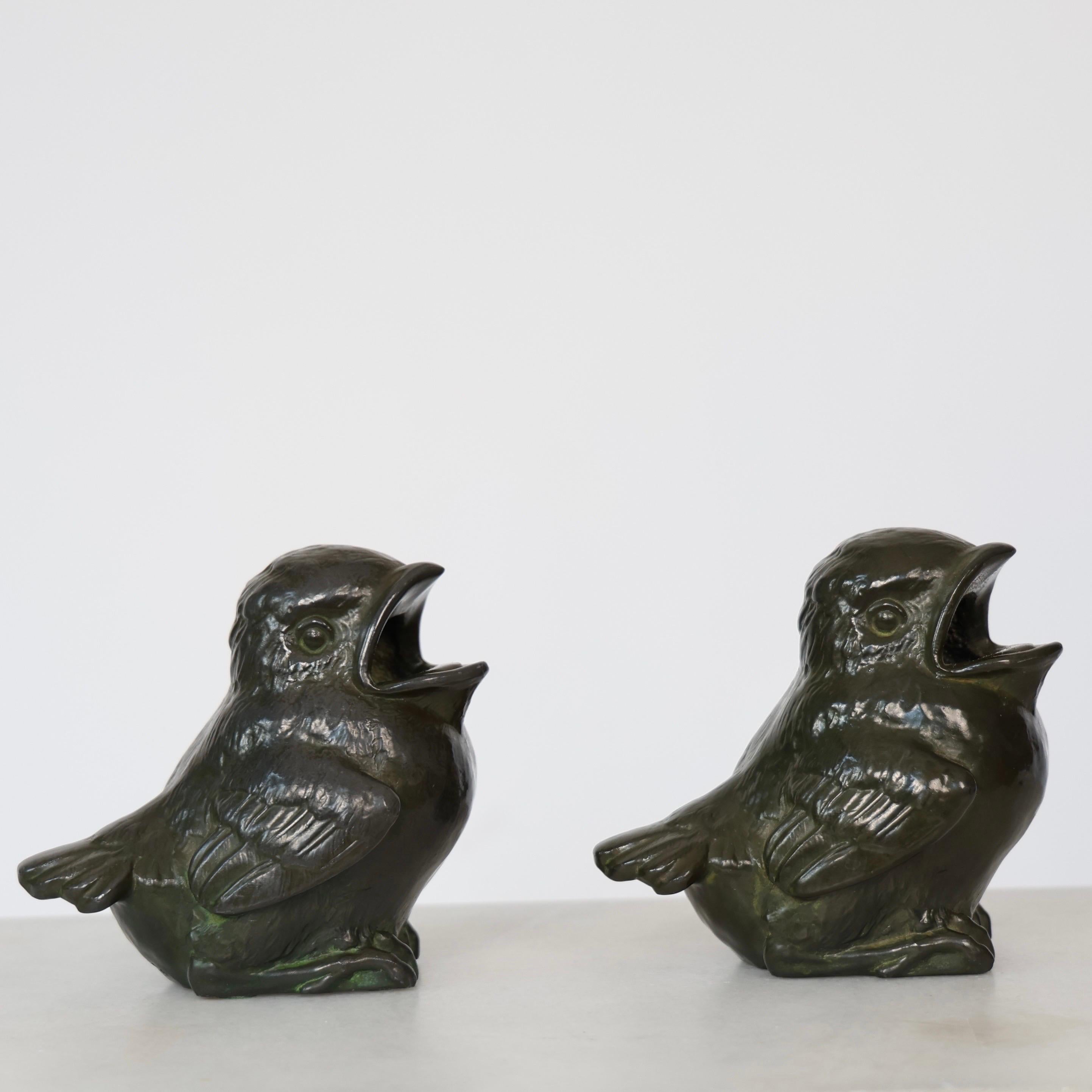 Mid-20th Century Diskometal Birds by Just Andersen, 1940s, Denmark For Sale