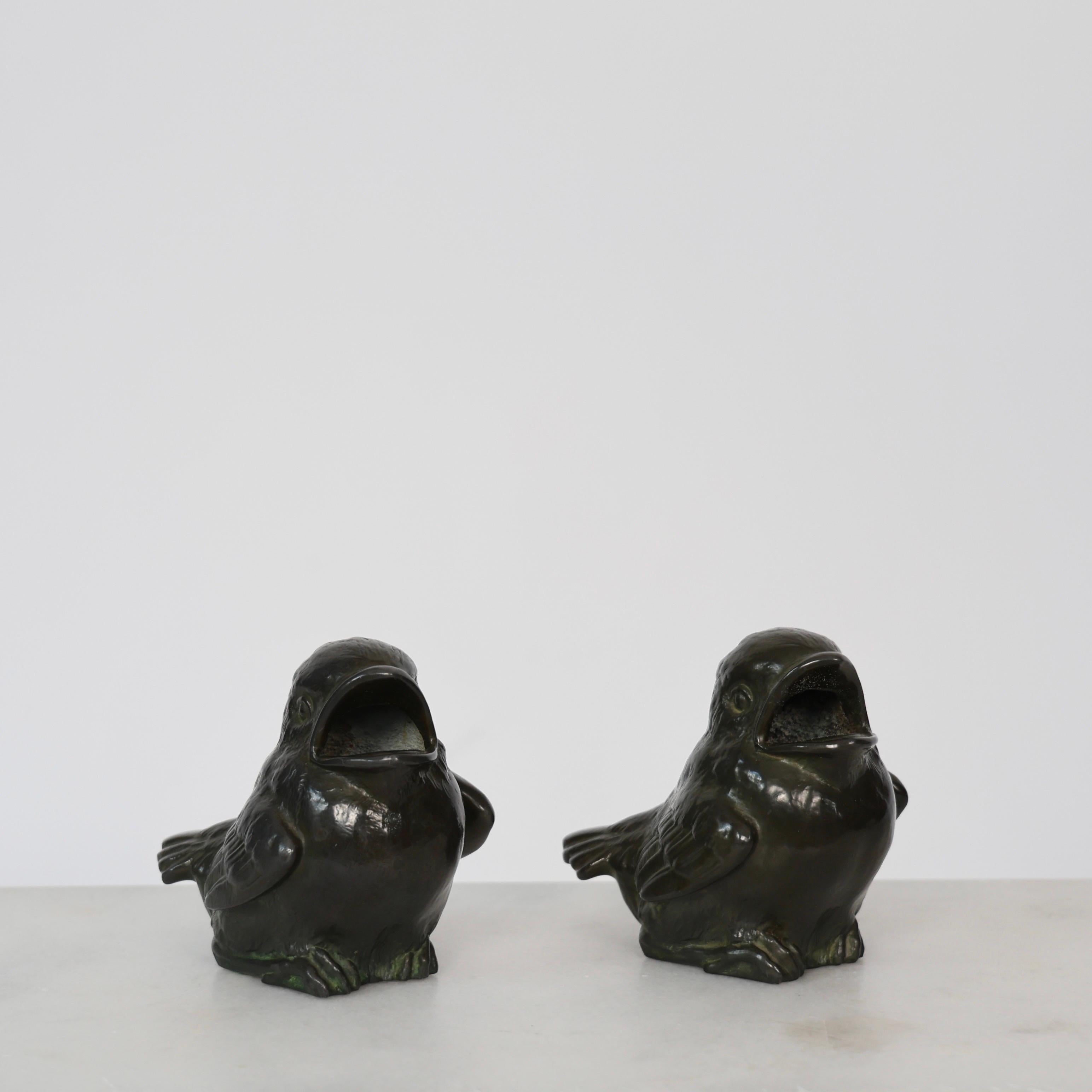 Diskometal Birds by Just Andersen, 1940s, Denmark For Sale 1