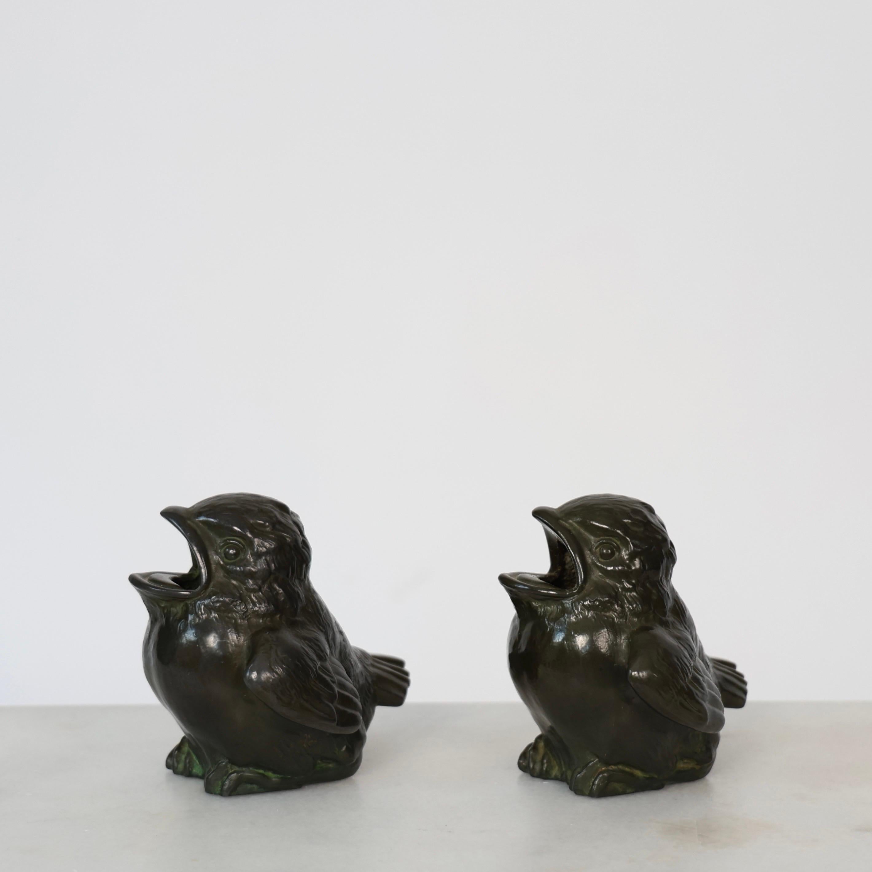 Diskometal Birds by Just Andersen, 1940s, Denmark For Sale 2