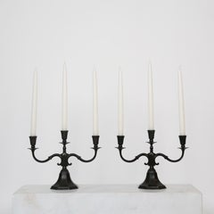 Chandeliers Diskometal fabriqués par Just Andersen, années 1920, Danemark