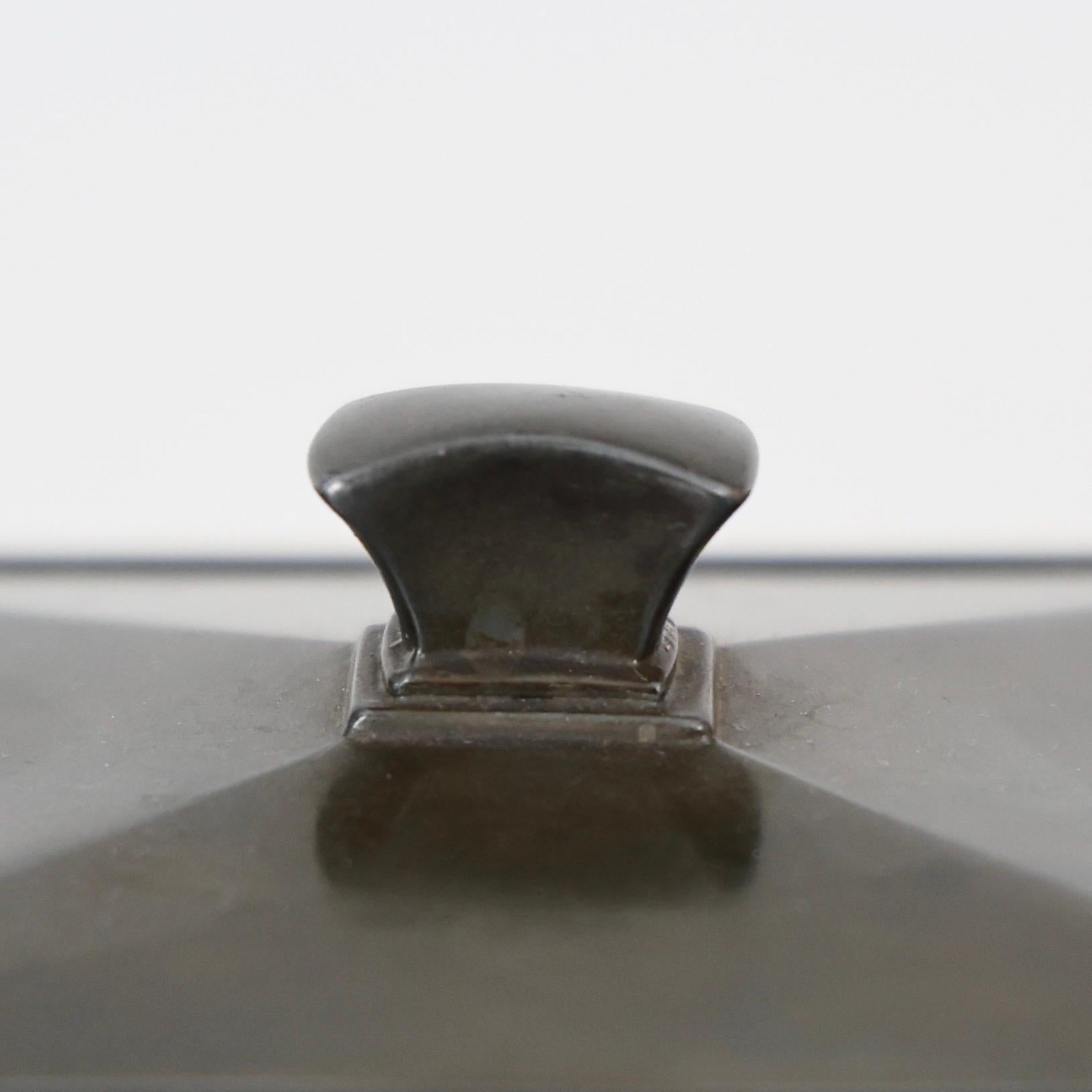 Diskometal Casket by Just Andersen, 1930s, Denmark For Sale 4