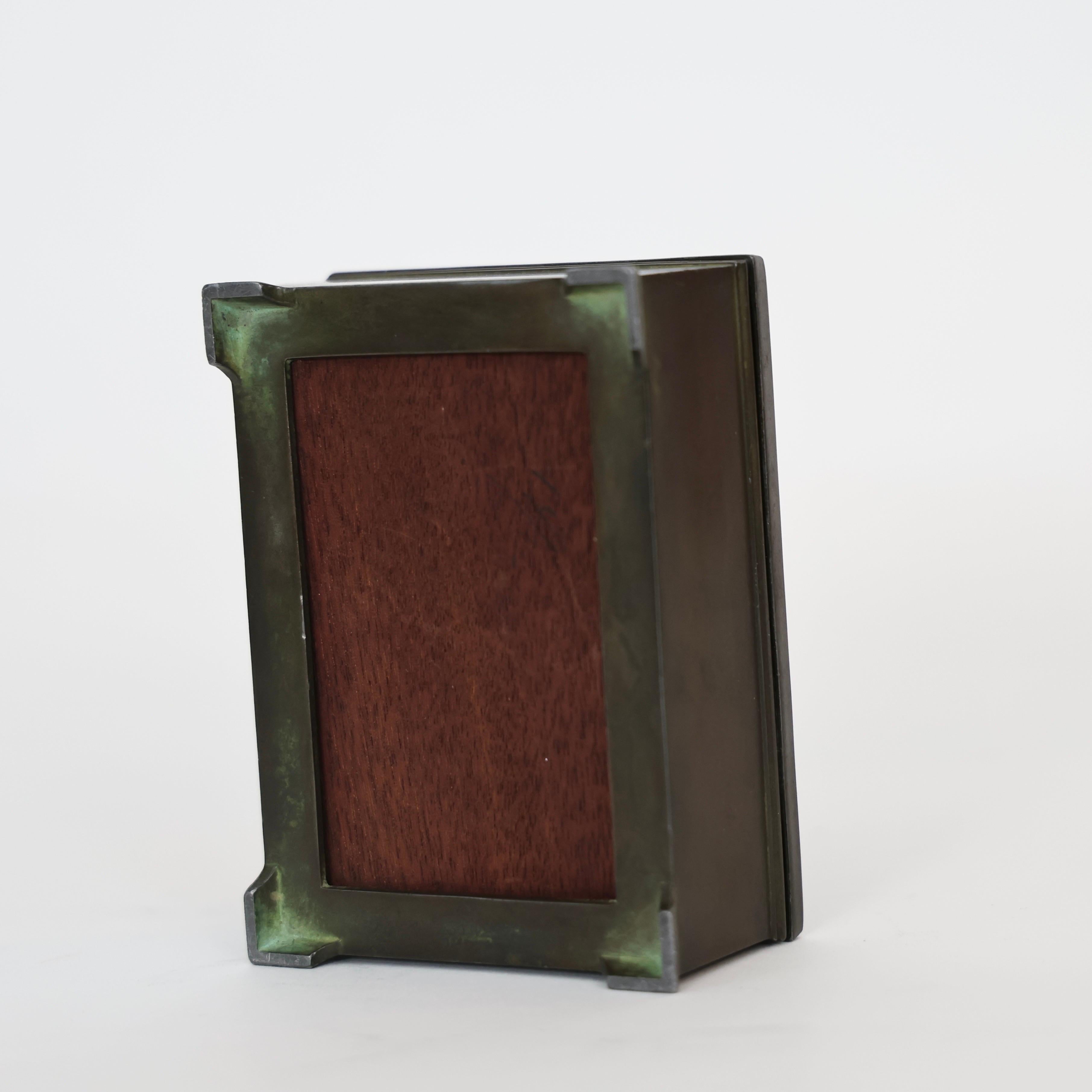 Diskometal Casket by Just Andersen, 1930s, Denmark For Sale 5