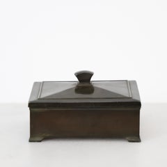 Ataúd Diskometal de Just Andersen, años 30, Dinamarca