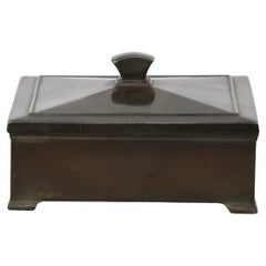 Scrigno Diskometal di Just Andersen, anni '30, Danimarca