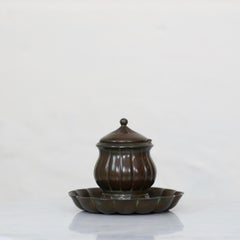 Diskometal Inkwell designed by Just Andersen, 1920s, Denmark