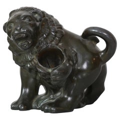 Diskometal Lion Pen Holder by Just Andersen, 1930s, Denmark