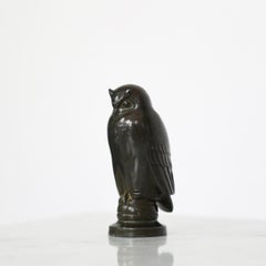 Búho Diskometal de Just Andersen, década de 1930, Dinamarca