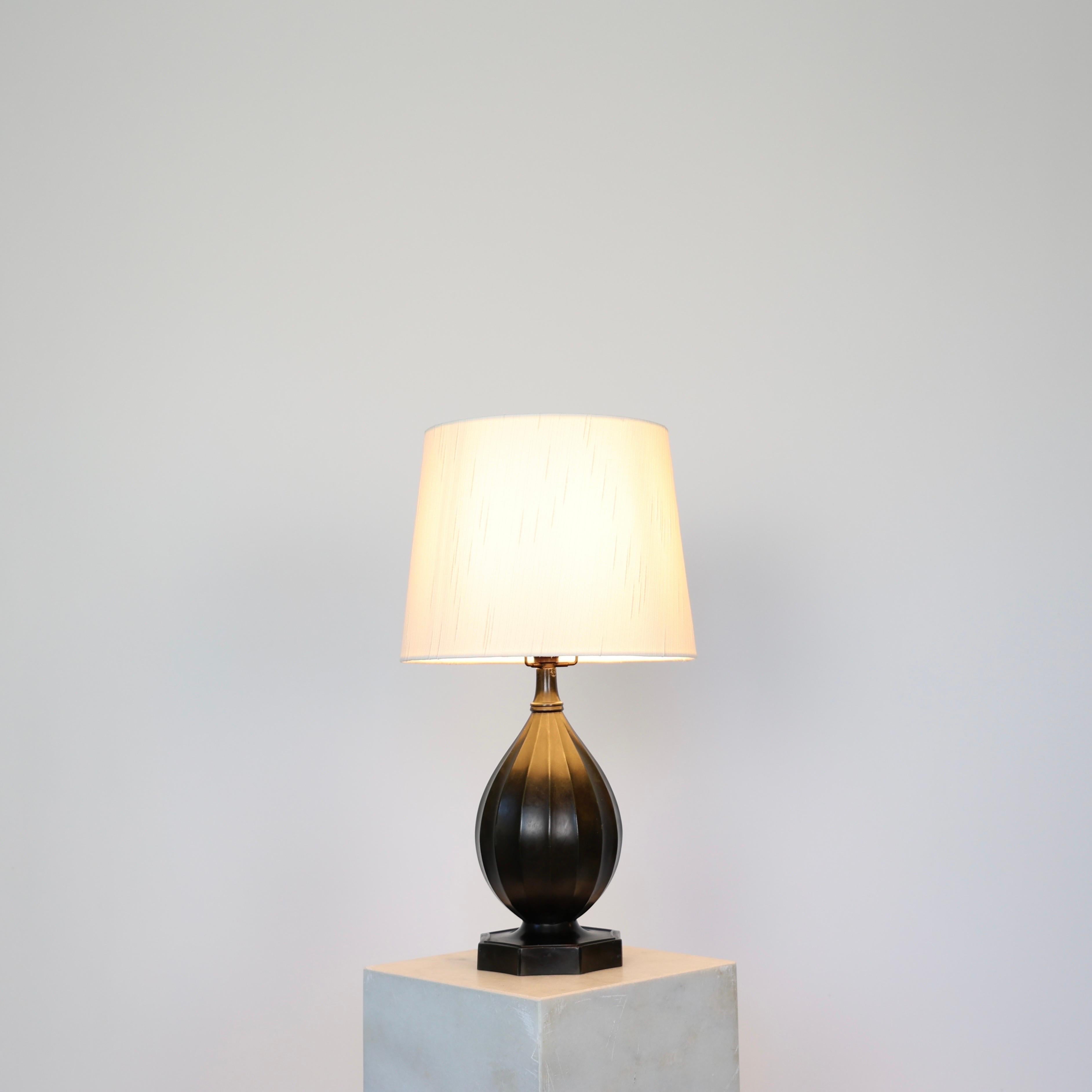Diskometal Table Lamps by Just Andersen, 1930s, Denmark Metal en venta