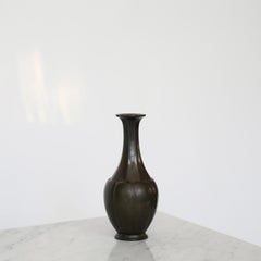 Diskometal Vase by Ellen Schlanbusch for Just Andersen, 1940s, Denmark