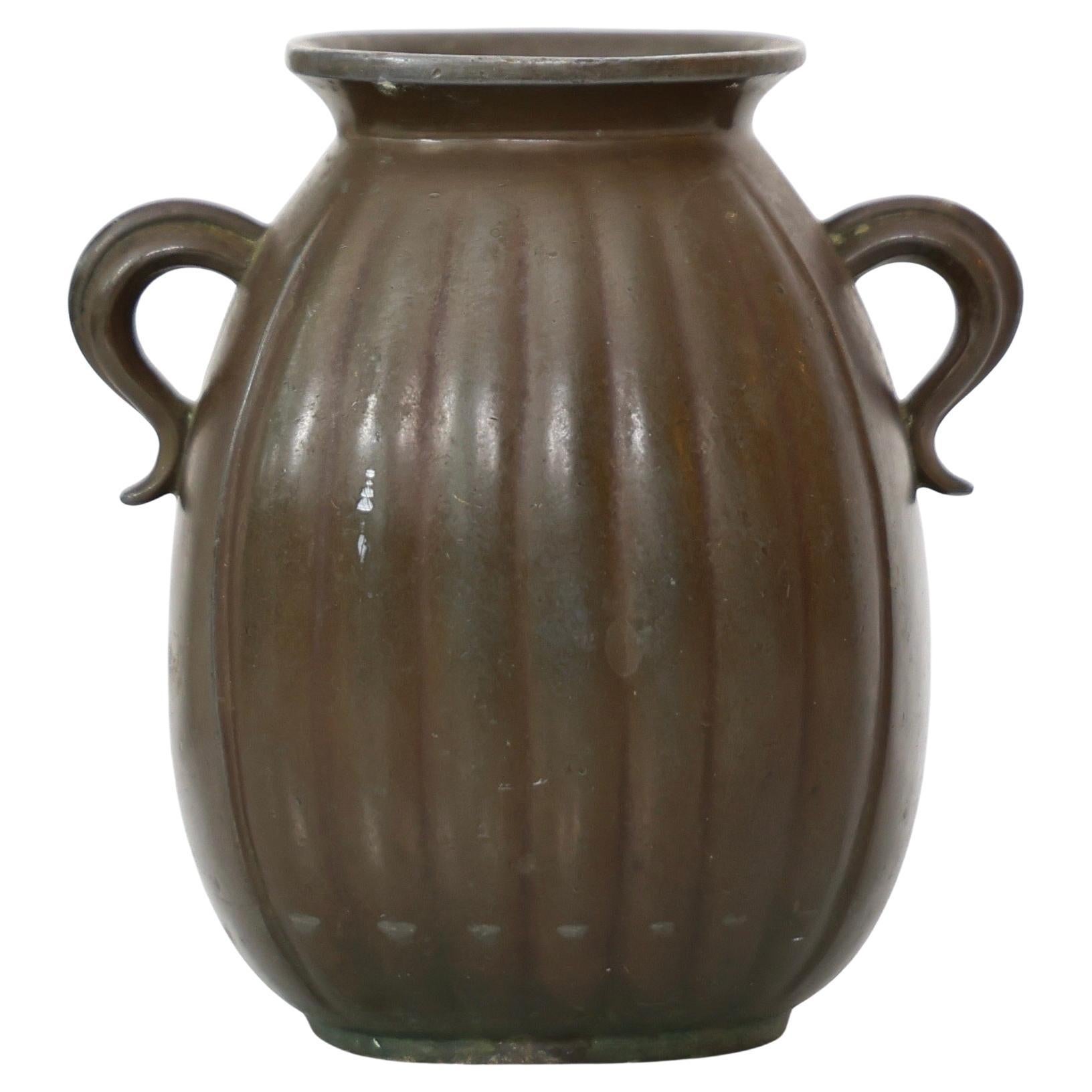 Vaso Diskometal di Just Andersen, anni '1920, Danimarca
