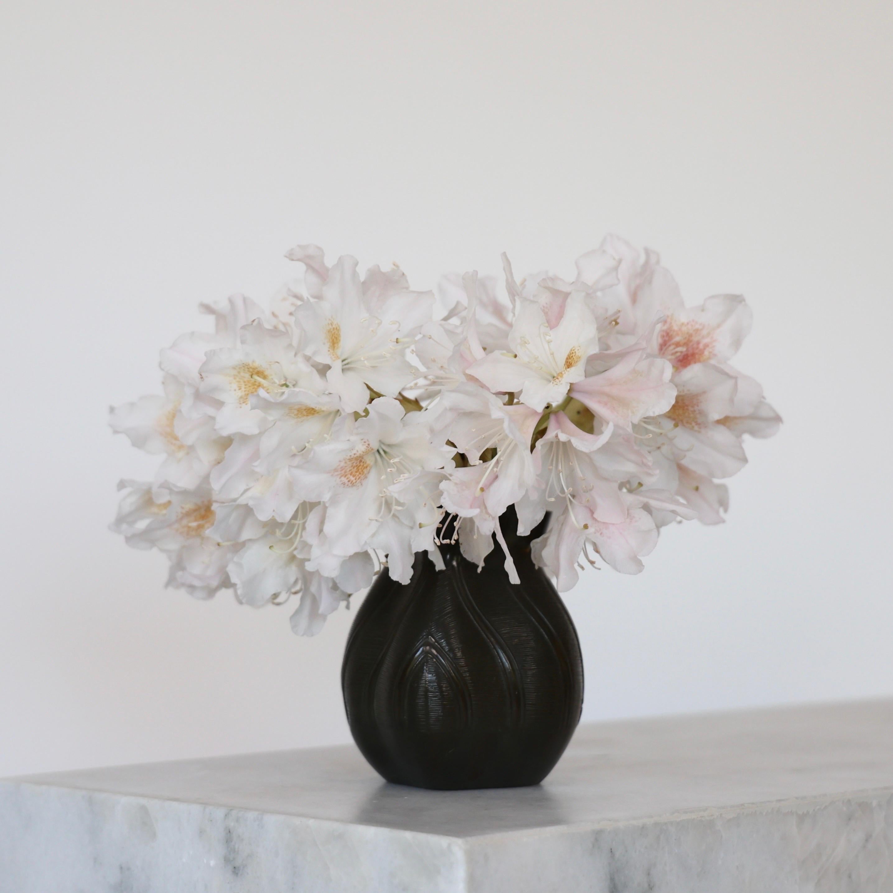 Danish Diskometal Vase by Just Andersen, 1930s, Denmark For Sale