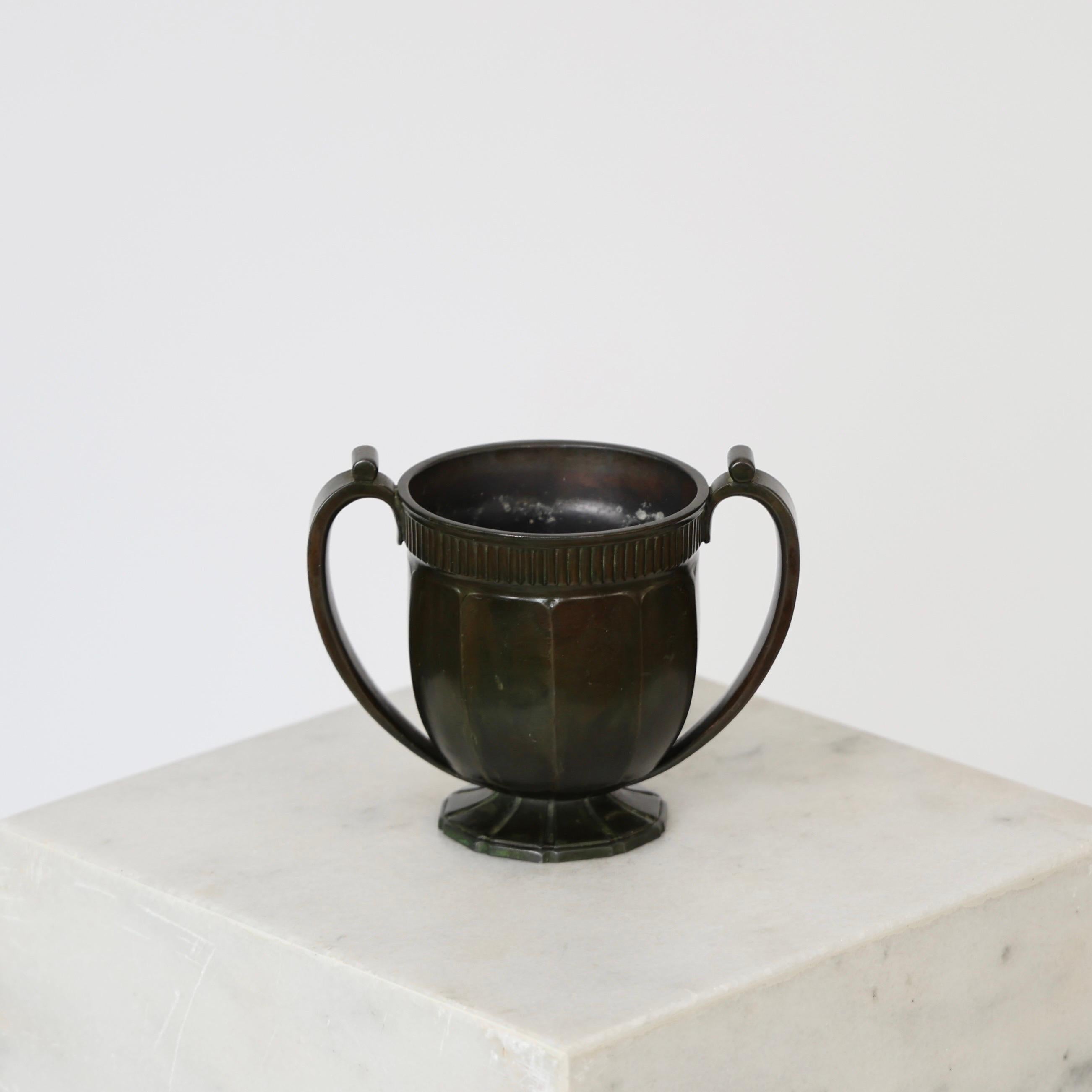 Mid-20th Century Diskometal Vase by Just Andersen, 1930s, Denmark For Sale