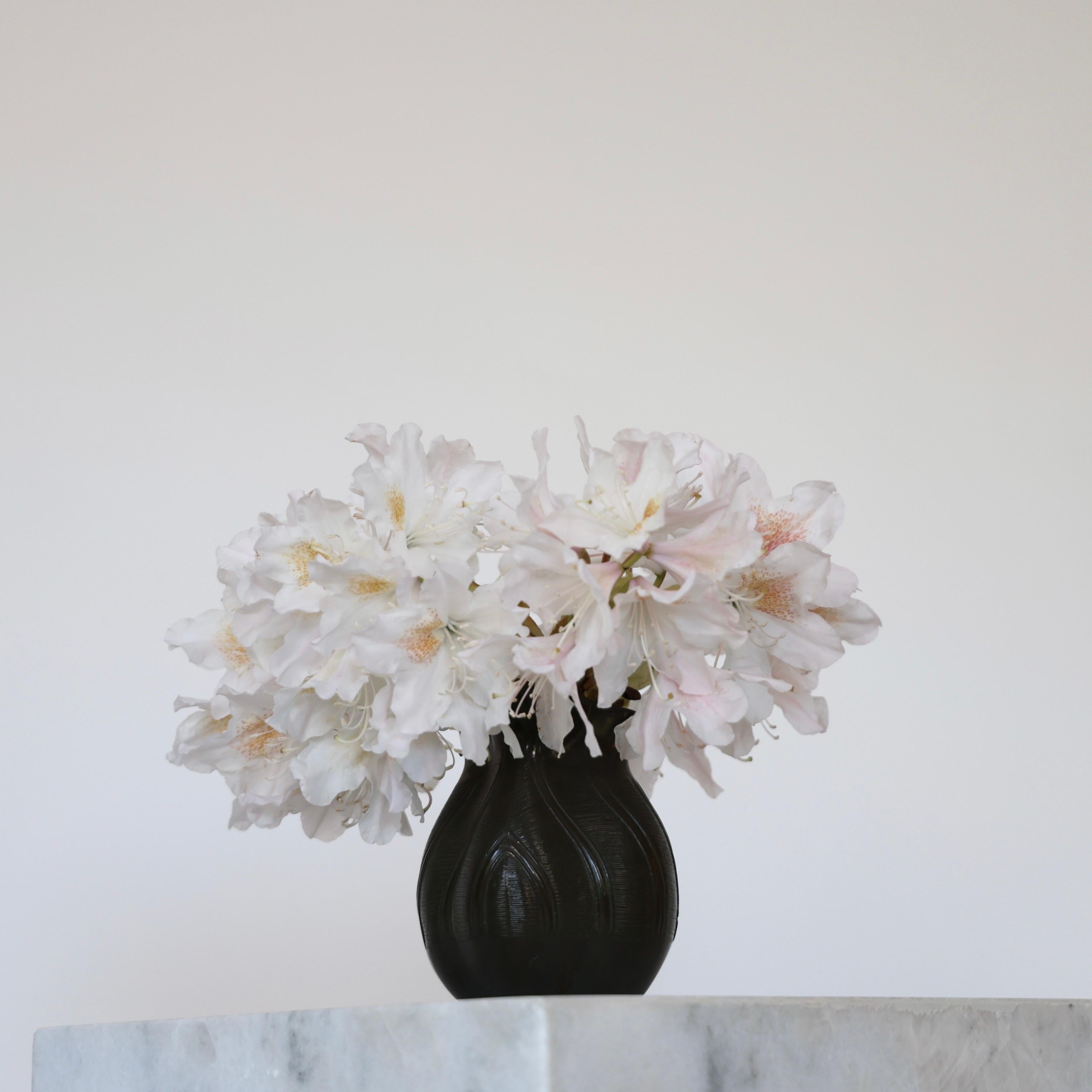 Vase Diskometal de Just Andersen, années 1930, Danemark en vente 2