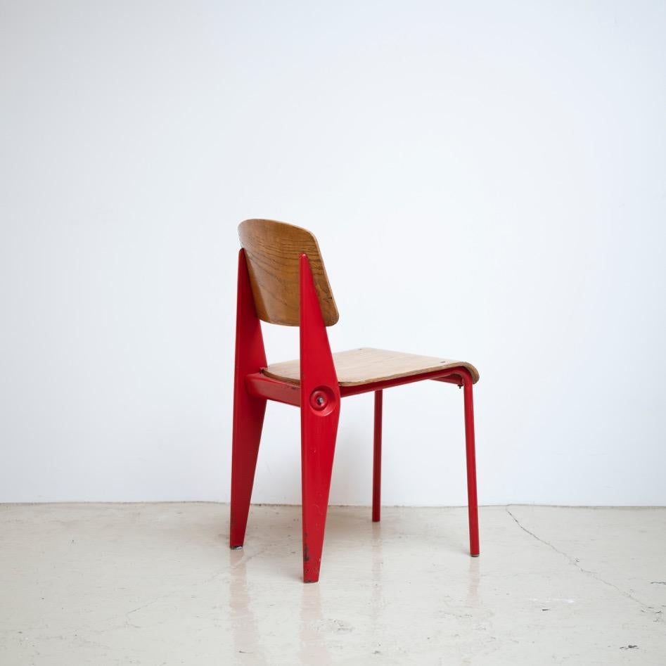 French Dismountable Chair, 1950s, Jean Prouvé