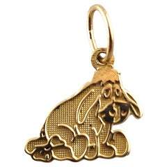 Disney 14 Karat Yellow Gold Eeyore Charm #18889