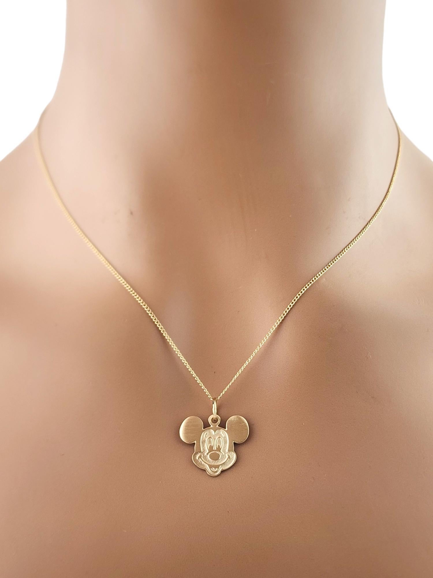 Disney 14 Karat Yellow Gold Mickey Mouse Charm #18537 3