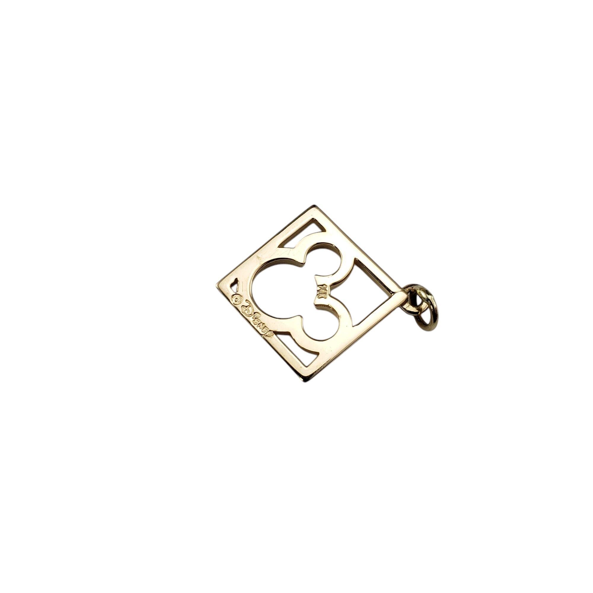 Women's Disney 14 Karat Yellow Gold Mickey Mouse Charm #21239