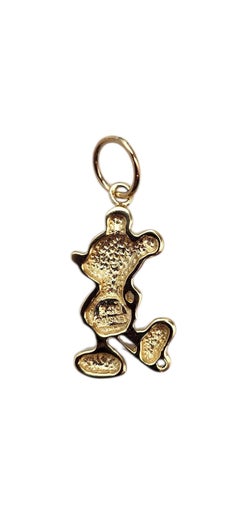 Disney 14K Yellow Gold Mickey Mouse Charm #25254
