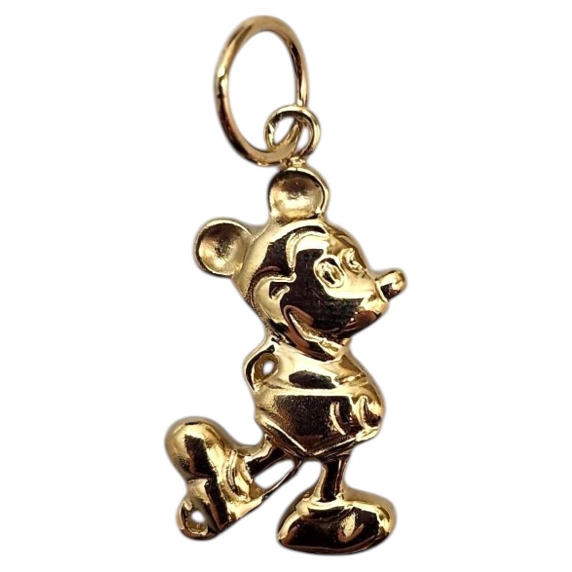 Colgante de Mickey Mouse de Disney en oro amarillo de 14K n.º 25254 en venta