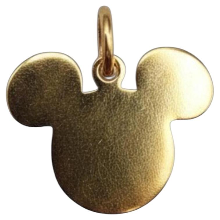 Colgante de Mickey Mouse de Disney en oro amarillo de 14K n.º 25256