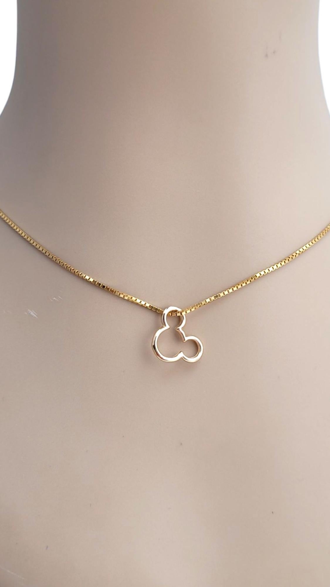 Disney Pendentif à breloque Mickey Mouse en or jaune 14K #21999 en vente 4