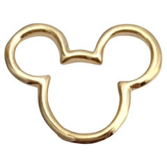 Disney Pendentif à breloque Mickey Mouse en or jaune 14K #21999