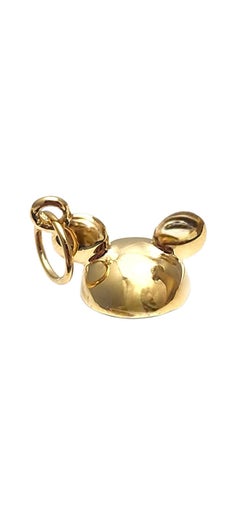 Disney 14K Yellow Gold Mickey Mouse Ears Charm #25253