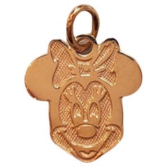 Disney 14K Yellow Gold Mini Mouse Charm #18011