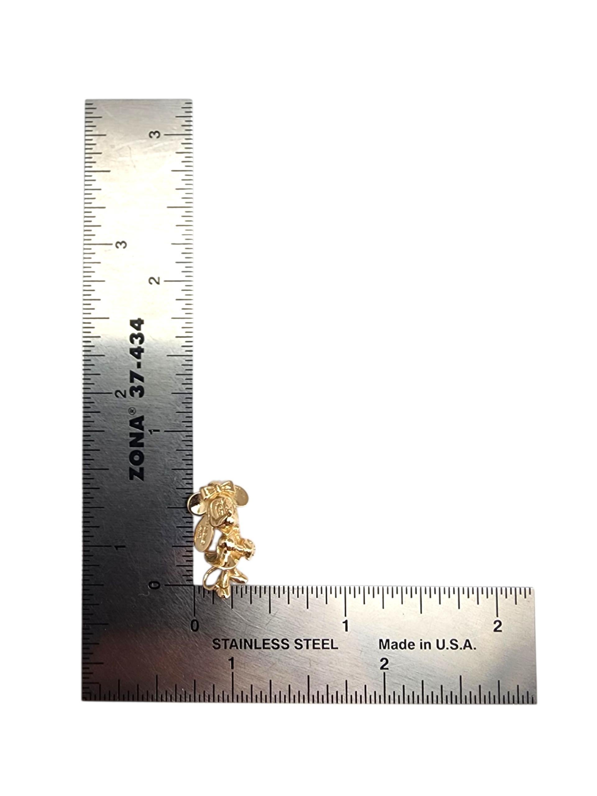 Charm Minnie Mouse Disney in oro giallo 14K #22754 in vendita 6
