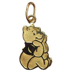 Charme Disney Winnie l'ourson en or jaune 14 carats n° 25257