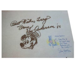 Clyde Tombaugh Autographed Sketch Of Solar System For Sale
