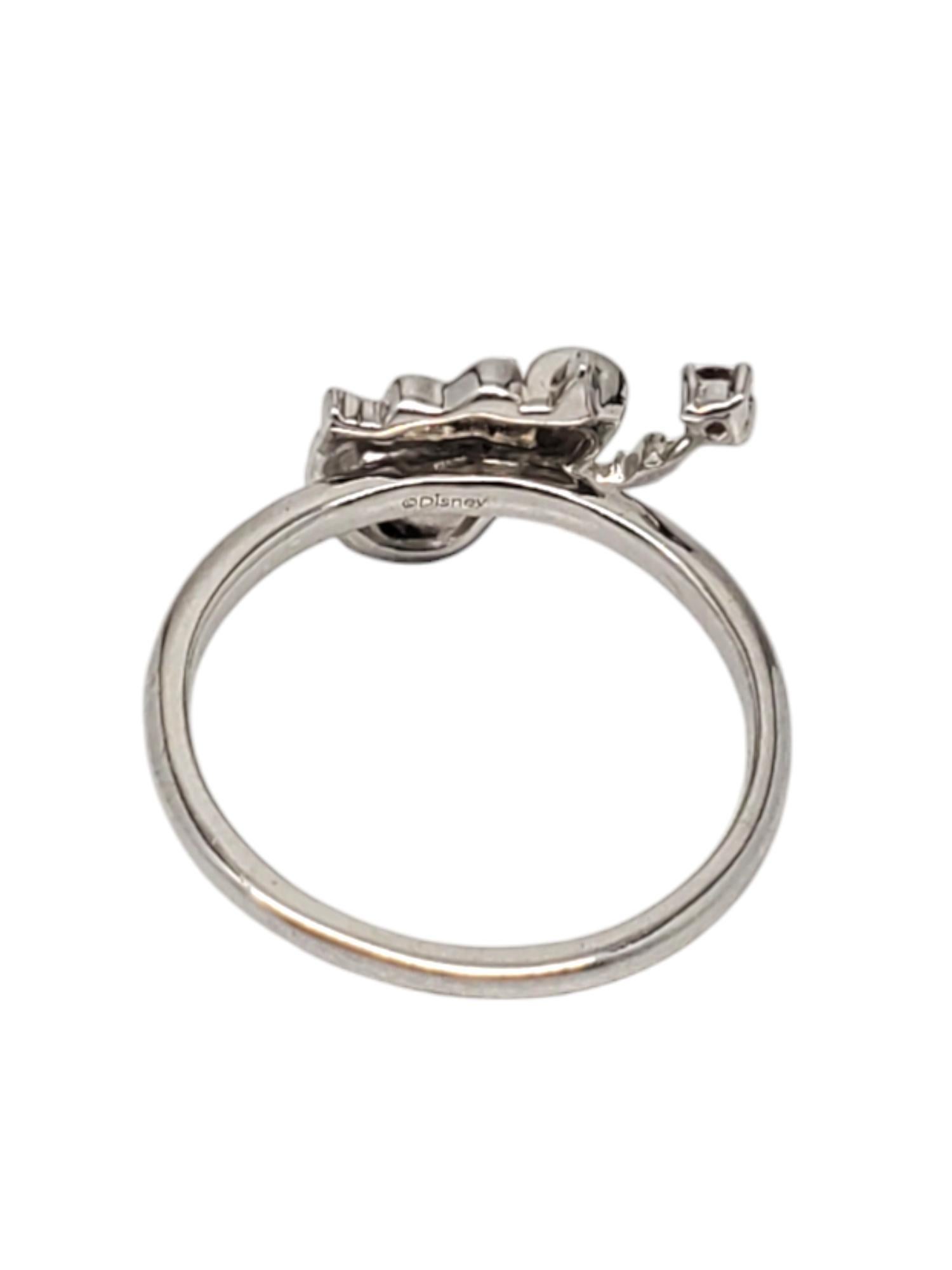 Round Cut Disney Cinderella Sterling Pink Tourmaline Fairy Godmother Ring Size 7 #20604 For Sale