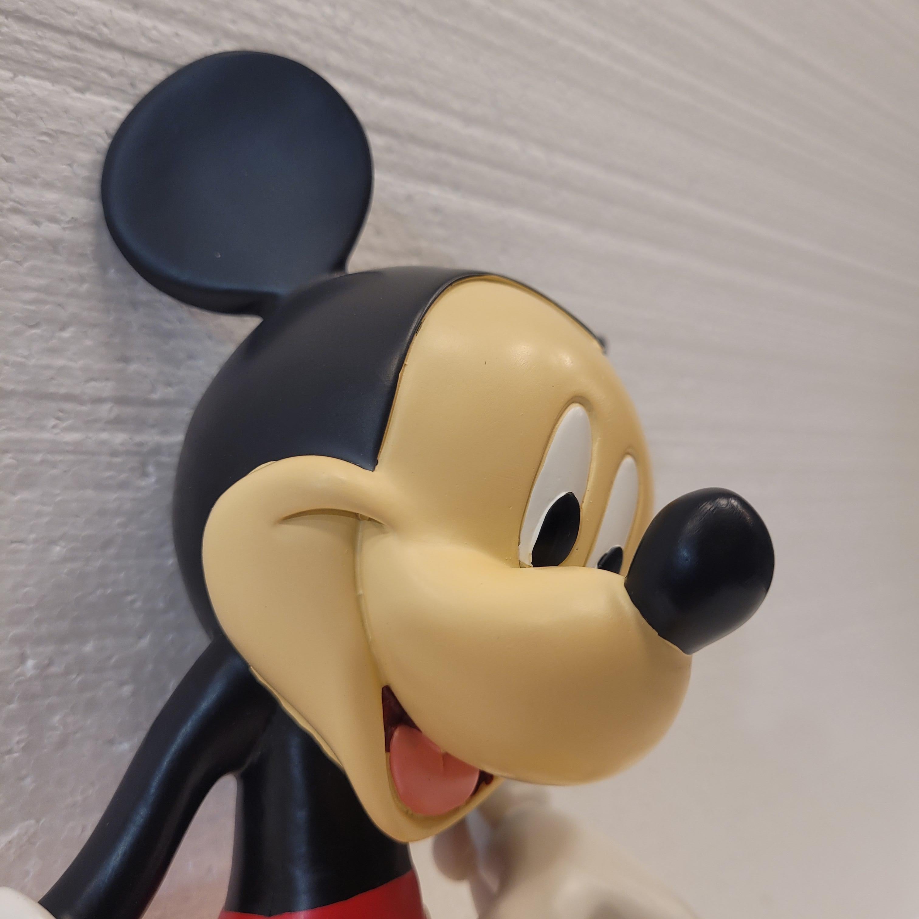 Disney Peter Mook Mickey Mouse sitting Bookend Epoxy Sculpture 5