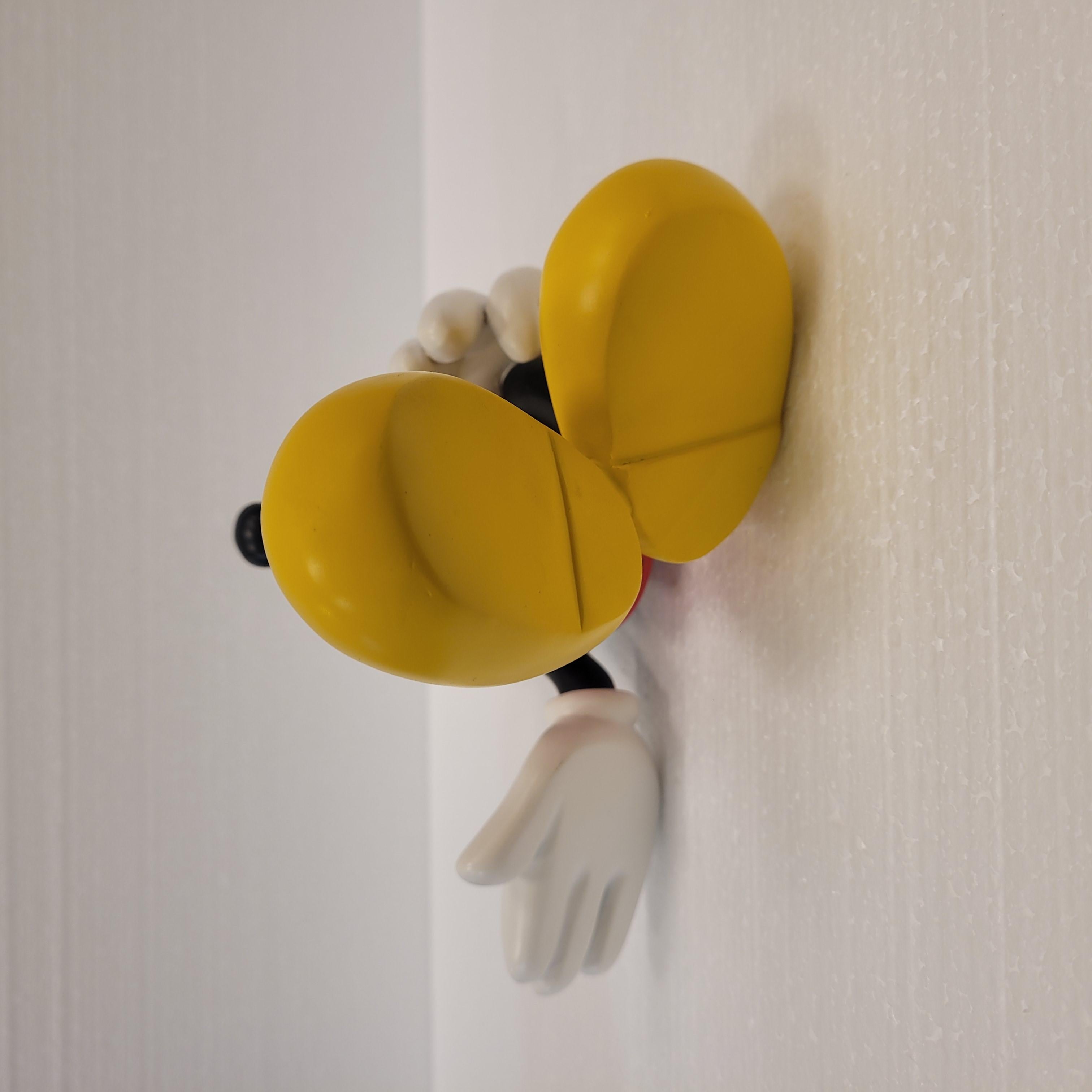Disney Peter Mook Mickey Mouse sitting Bookend Epoxy Sculpture 11