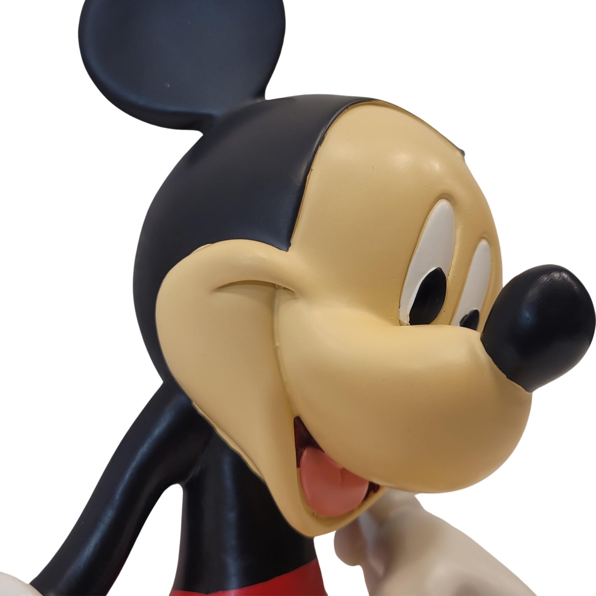 Modern Disney Peter Mook Mickey Mouse sitting Bookend Epoxy Sculpture
