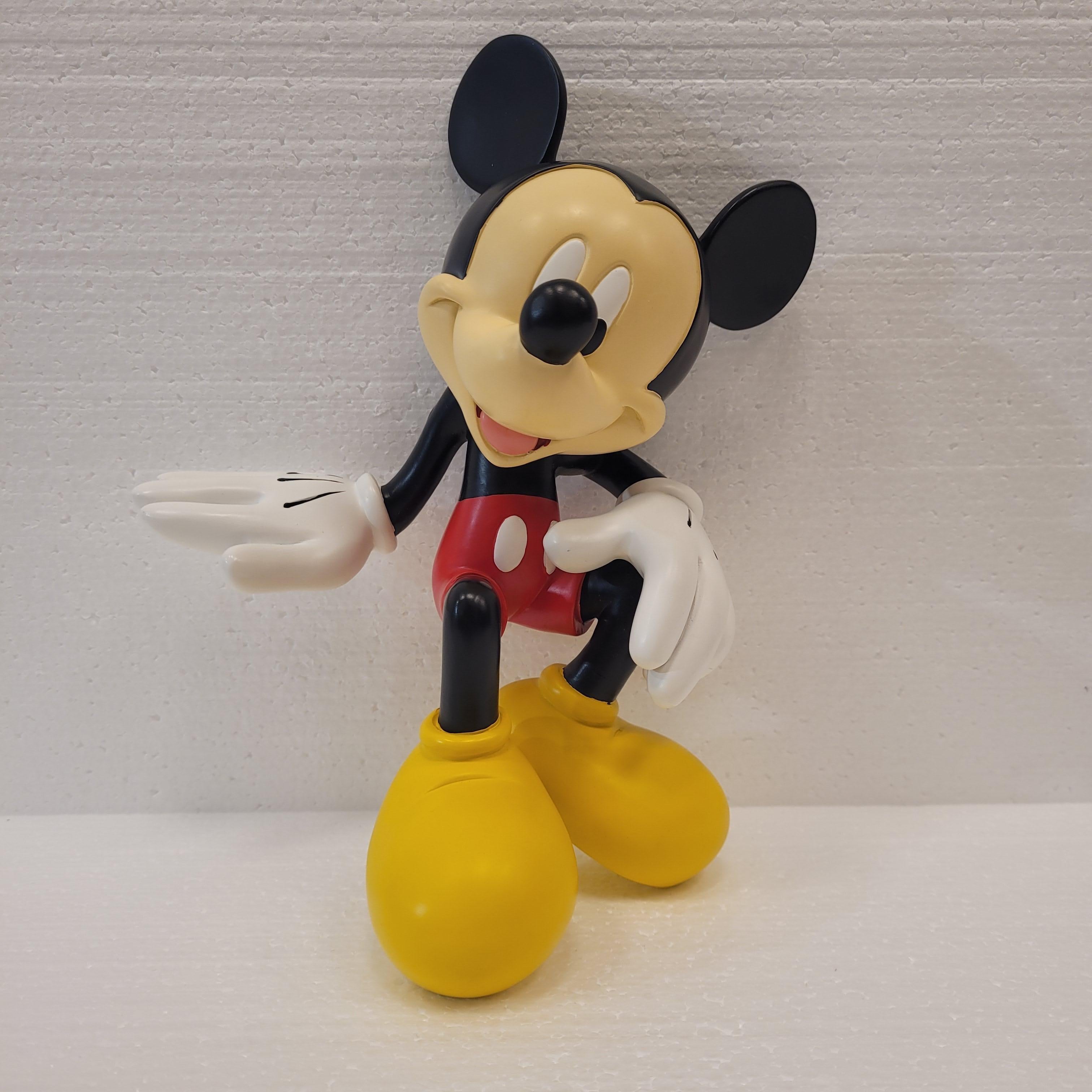 Hand-Crafted Disney Peter Mook Mickey Mouse sitting Bookend Epoxy Sculpture