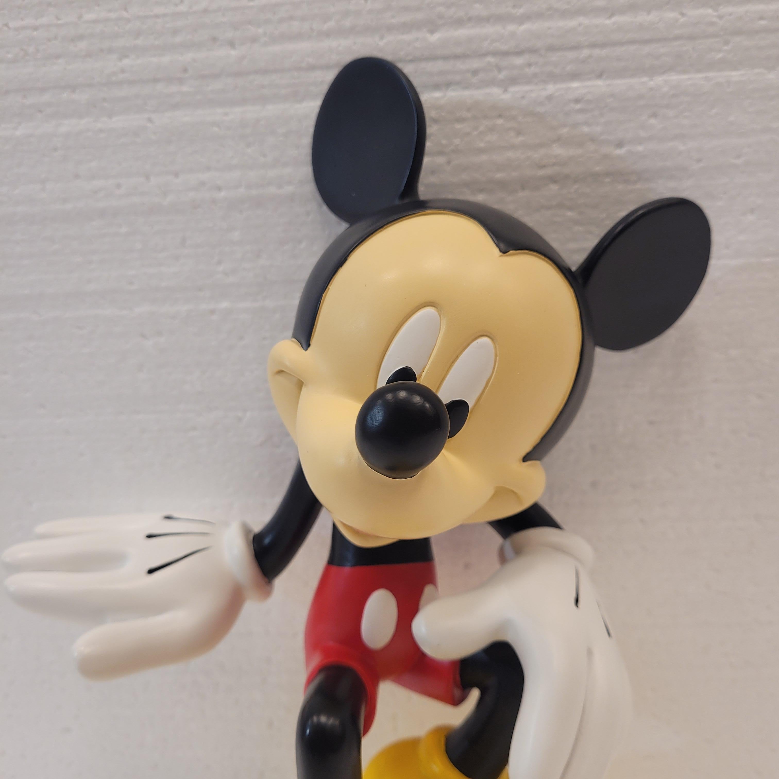 Epoxy Resin Disney Peter Mook Mickey Mouse sitting Bookend Epoxy Sculpture