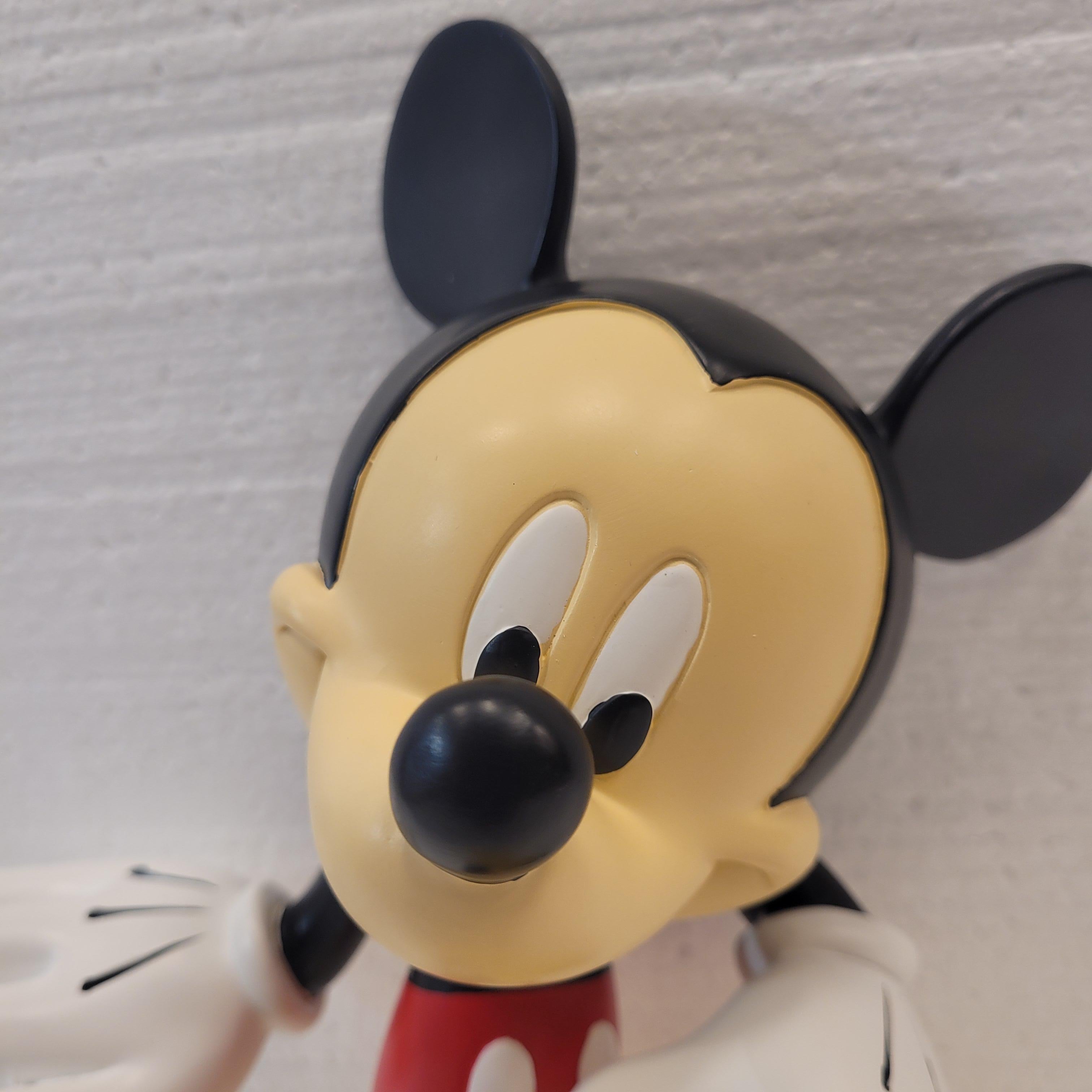Disney Peter Mook Mickey Mouse sitting Bookend Epoxy Sculpture 1