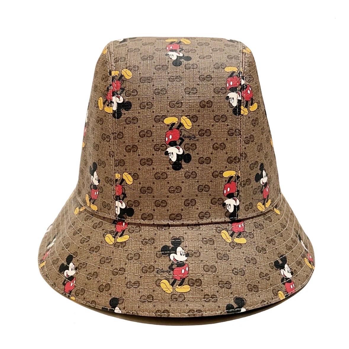 Women's or Men's Disney X Gucci Mickey Monogram Bucket Hat For Sale