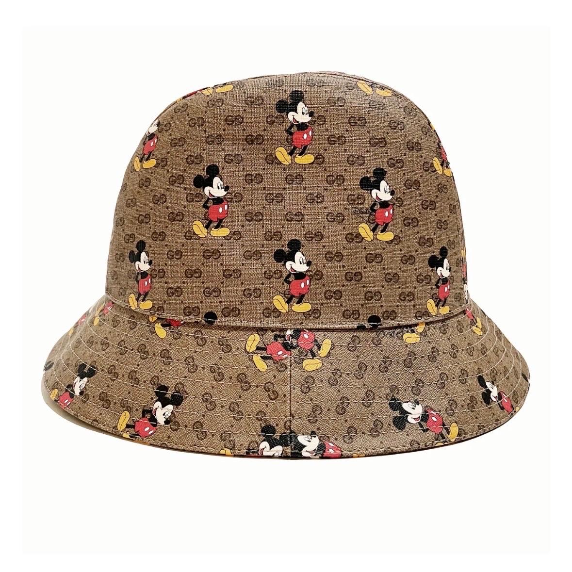 Disney X Gucci Mickey Monogram Bucket Hat For Sale 1