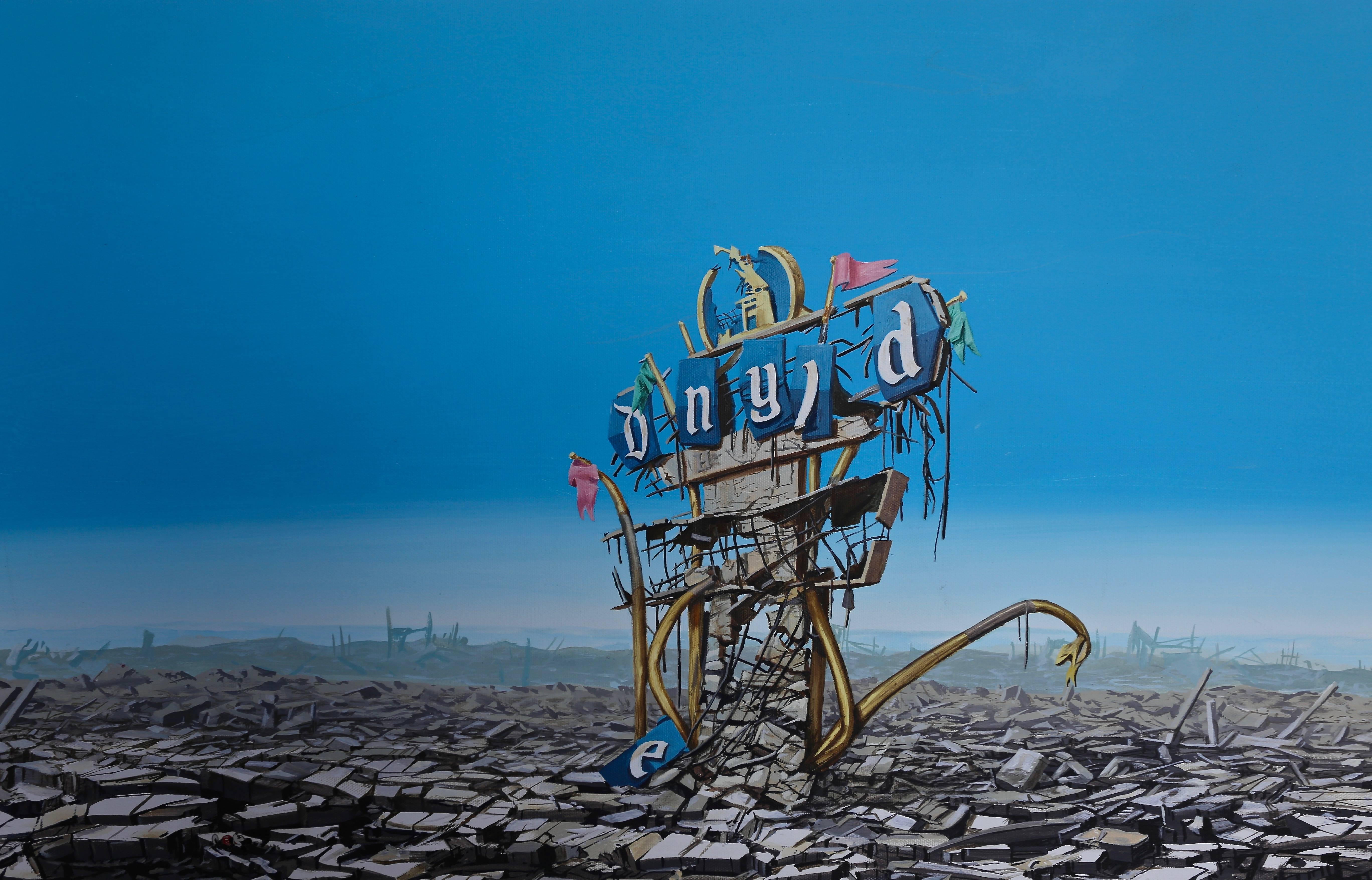 Modern 'Disneyland Destruction' by Jeff Gillete For Sale