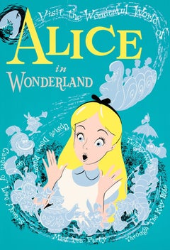 Disneyland – Entdecken Sie die wunderbare Welt von „Alice im Wunderland“ – Poster ohne Rahmen