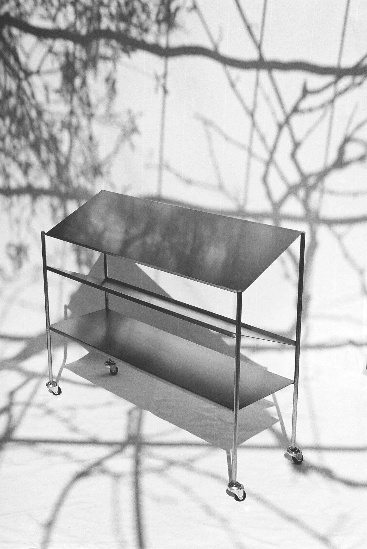 Bulgarian Display 1 Moving Shelves by Georgiev Zabeta For Sale