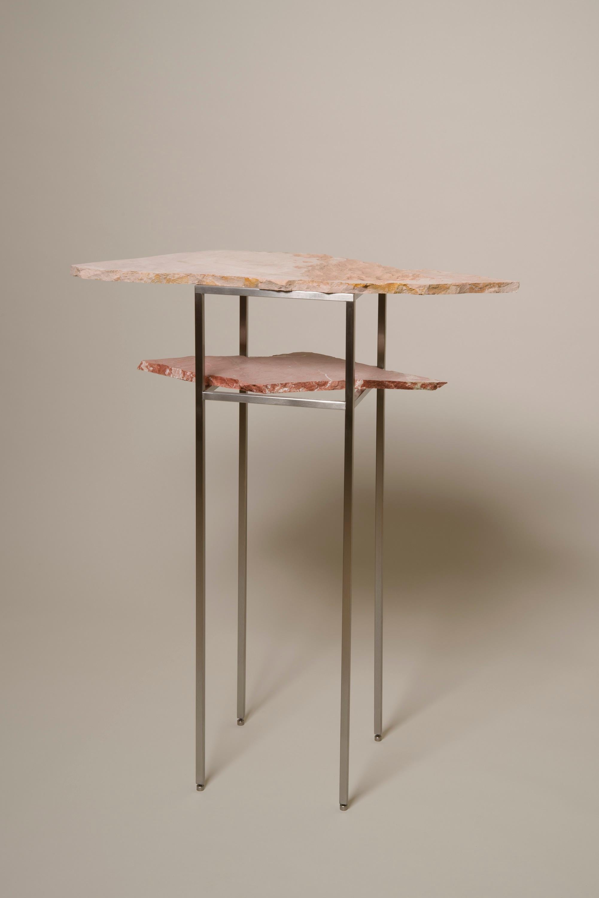 Display 3 Floating Stone by Georgiev Zabeta
Dimensions: D 30 x W 30 x H 100 cm.
Materials: Brushed stainless steel and stone.

Georgiev Zabeta is a multidisciplinary practice that floats within architecture, art, theory, research, and other