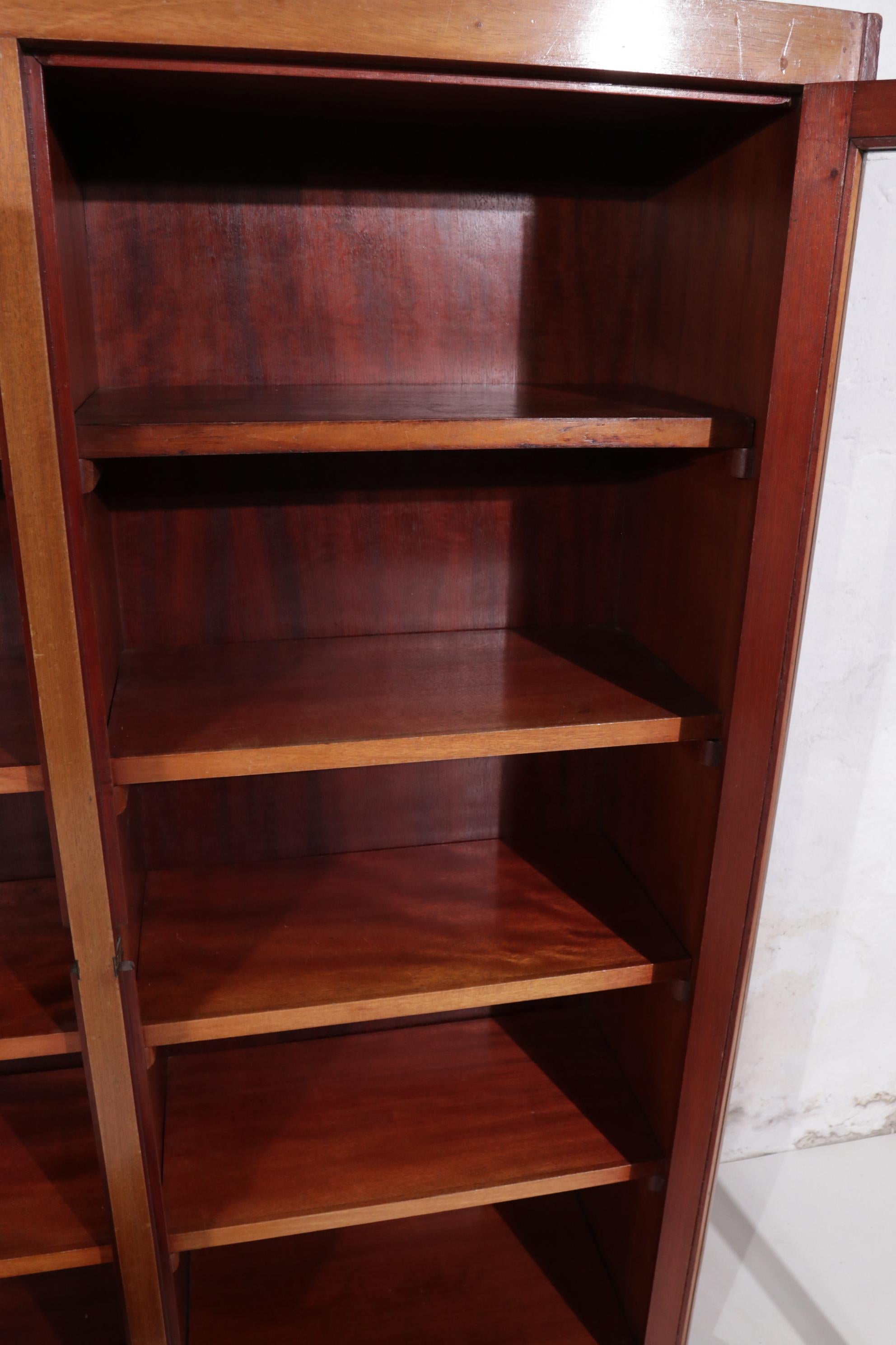 Minimalist Display Cabinet / Bookcase Sleek Design, 1960's